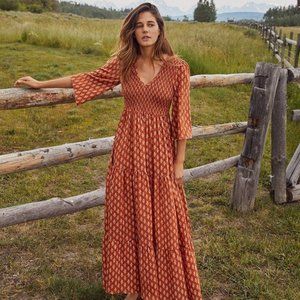 Christy Dawn Basil Dress Tikka Block Print